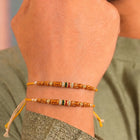 Peora Rudraksha Beads Rakhi for Brother | Set of 2