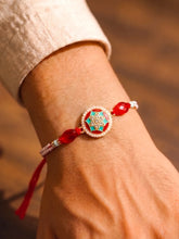 Peora Red Green Kundan Rakhi for Brother | Set of 2