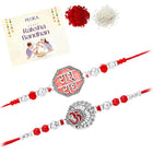 Peora Oxidized Om Rakhi for Brother | Set of 2