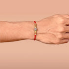 Peora Tasselled Beaded Rakhi for Brother | Set of 2