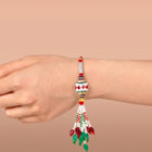 Peora Tasselled Beaded Rakhi for Brother | Set of 2