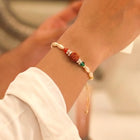 Peora Colourful Beaded Rakhi for Brother | Set of 4