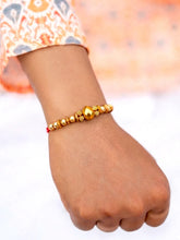 Peora Rudraksha Wooden Bead Rakhi for Bhai| Set of 4