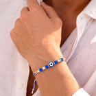 Peora Evil Eye Beaded Rakhi for Brother | Set of 4