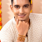 Peora Wooden Beads Rakhi for Brother | Set of 4