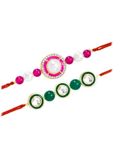 Peora Bonding Rakhi Thread Set with Beads Touch