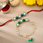 Peora Lumba Rakhi Set for Bhaiya Bhabhi