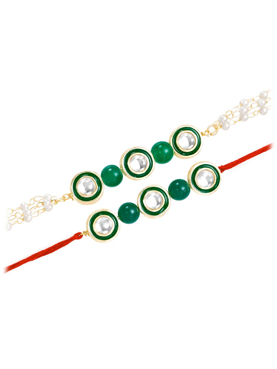 Peora Lumba Rakhi Set for Bhaiya Bhabhi