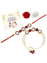 Peora Lumba Rakhi Set for Bhaiya Bhabhi