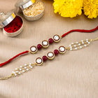 Peora Lumba Rakhi Set for Bhaiya Bhabhi