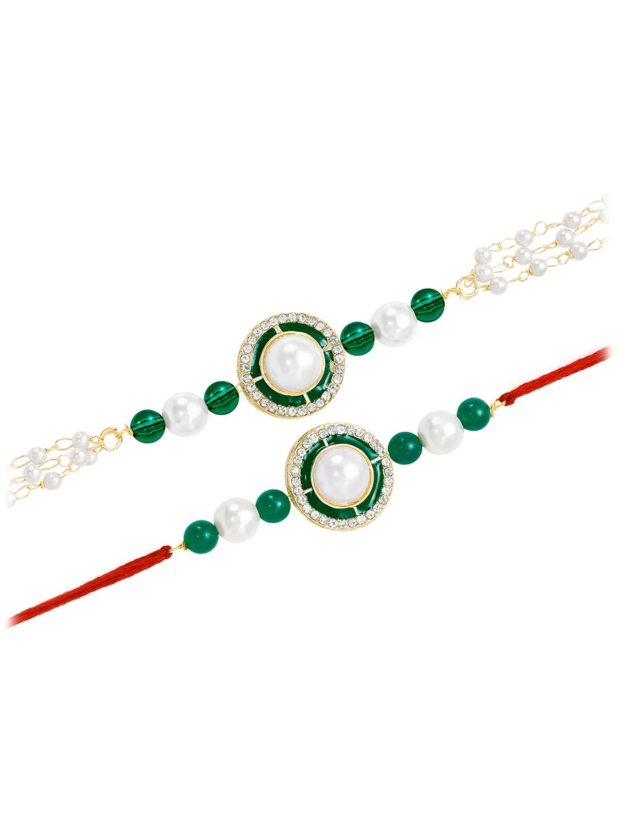 Peora Charming Rakhi Pair for Bhaiya Bhabhi