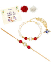 Couple Rakhi Set with Traditional Touch