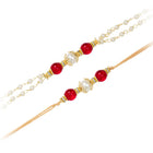 Couple Rakhi Set with Traditional Touch