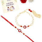 Embellished Rakhi Duo with Stonework