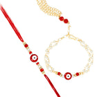 Embellished Rakhi Duo with Stonework