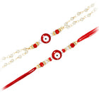 Embellished Rakhi Duo with Stonework