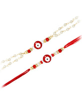 Embellished Rakhi Duo with Stonework
