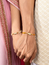 Pearls & Beads Rakhi with Chain Tassel