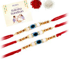 Graceful Evil Eye Set of 3 Rakhis