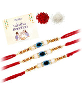 Graceful Evil Eye Set of 3 Rakhis