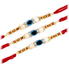 Graceful Evil Eye Set of 3 Rakhis