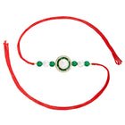 Pearl CZ Halo Rakhi of Sister Grace