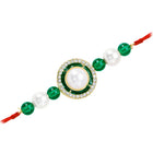 Pearl CZ Halo Rakhi of Sister Grace