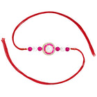 Pearl CZ Halo Rakhi of Sister Grace