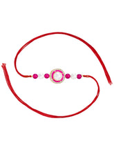 Pearl CZ Halo Rakhi of Sister Grace
