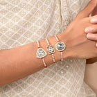 Peora Shiny Beads & Crystal Trio Rakhi Set