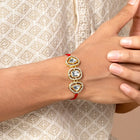 Peora 2 Piece Crystal Beads Rakhi Combo