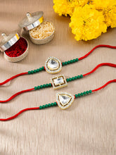 Peora Crystal Shine Beaded Rakhi Thread