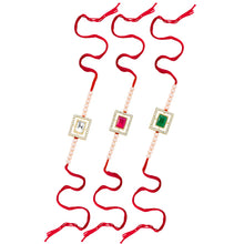 Peora Ornate Crystal Beaded Rakhi Thread