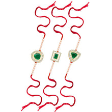 Peora Twinkling Beads & Crystal Thread Rakhi
