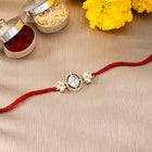 Royal Bond Rakhi with CZ & Crystal Glow