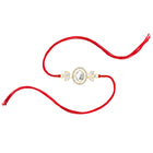 Royal Bond Rakhi with CZ & Crystal Glow