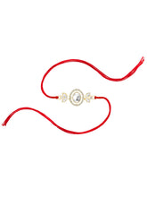 Royal Bond Rakhi with CZ & Crystal Glow