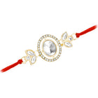 Royal Bond Rakhi with CZ & Crystal Glow
