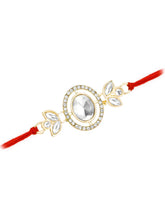 Royal Bond Rakhi with CZ & Crystal Glow