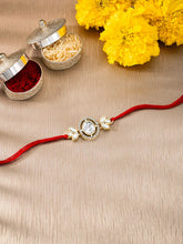 Royal Bond Rakhi with CZ & Crystal Glow