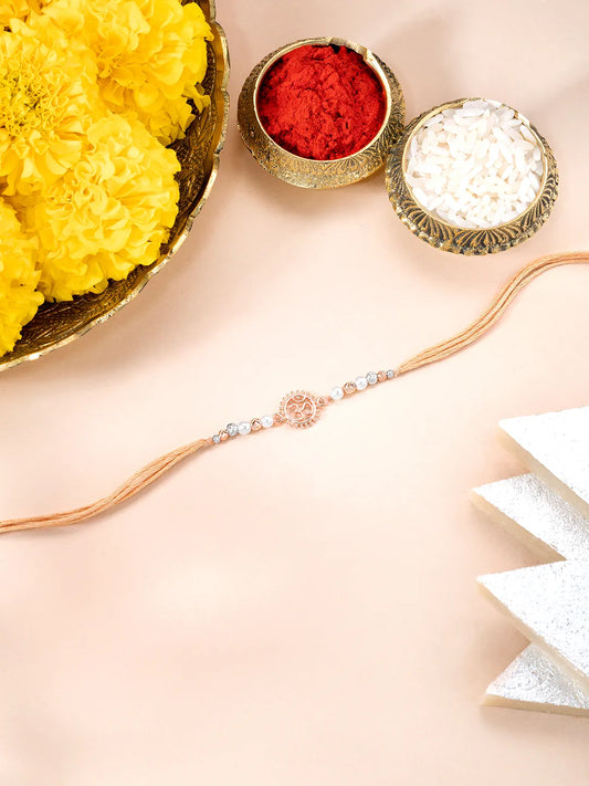 Sterling Silver Om Blessing Rakhi