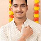Pure Silver Om Rakhi for Brother