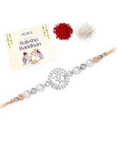 Pure Silver Om Rakhi for Brother
