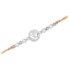 Pure Silver Om Rakhi for Brother
