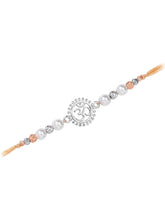 Pure Silver Om Rakhi for Brother