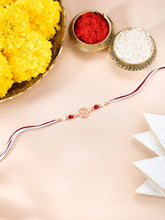 Divine Swastik Symbol Silver Rakhi