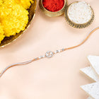 Coin Style Sterling Ganesh Rakhi