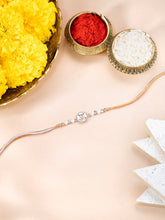 Coin Style Sterling Ganesh Rakhi