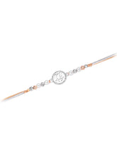 Coin Style Sterling Ganesh Rakhi