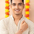 Blessed Bond Rakhi with Beads & Rudraksh